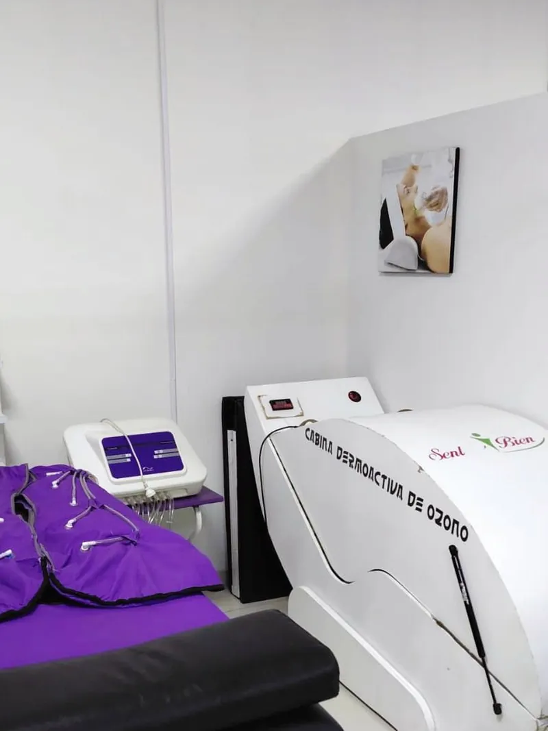 Equipo de presoterapia y cabina de ozono de Sentirte Bien