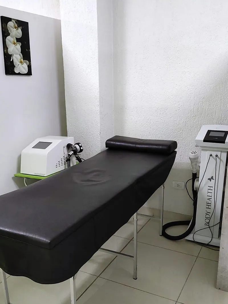 Cabina donde se hacen los procedimientos de medicina estética